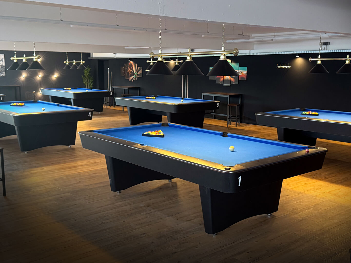 Unsere Billardhalle in Erkheim.